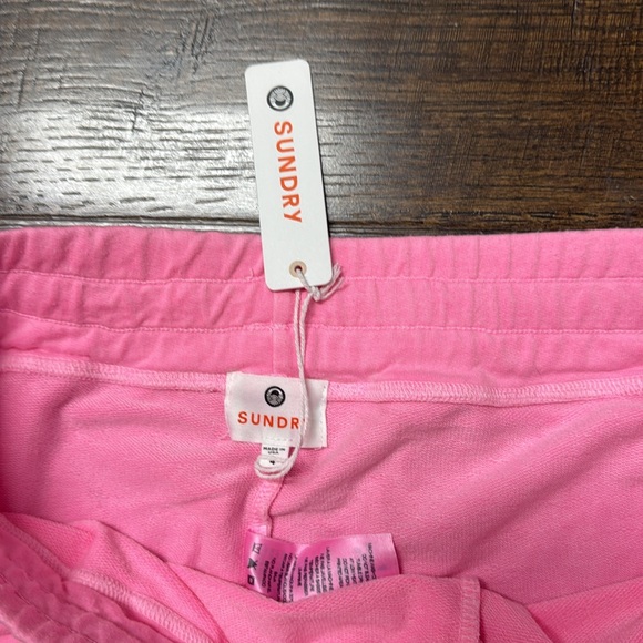 Sundry Pink Bike Shorts pink size XLG - Picture 3 of 5